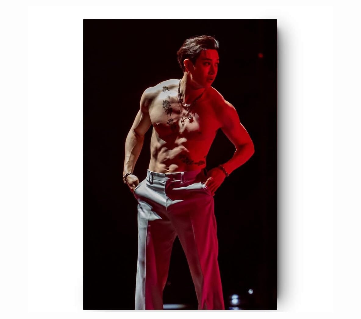 K-Pop Artist Poster Stray Kids Bang Chan Abs Skz Custom Kpop Fan