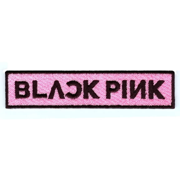 K-Pop Black Pink Alternate Logo Iron On Patch