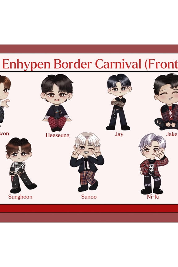 K-Pop Border Carnival Acrylic Keychains (1 keychain)