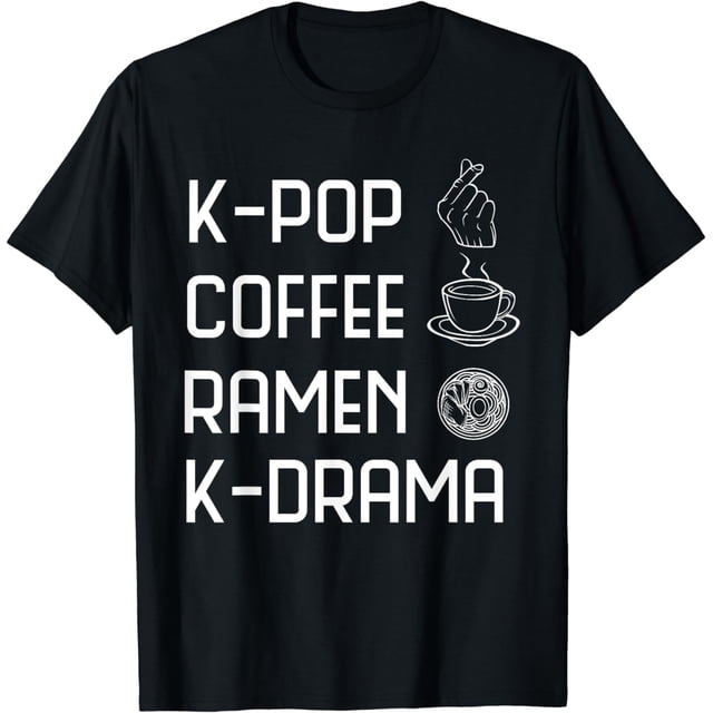 Maglietta K-Pop Coreana Donna - T-Shirt Collo A V Con Scritte Hangul Per Fan K-Drama - Foto 9