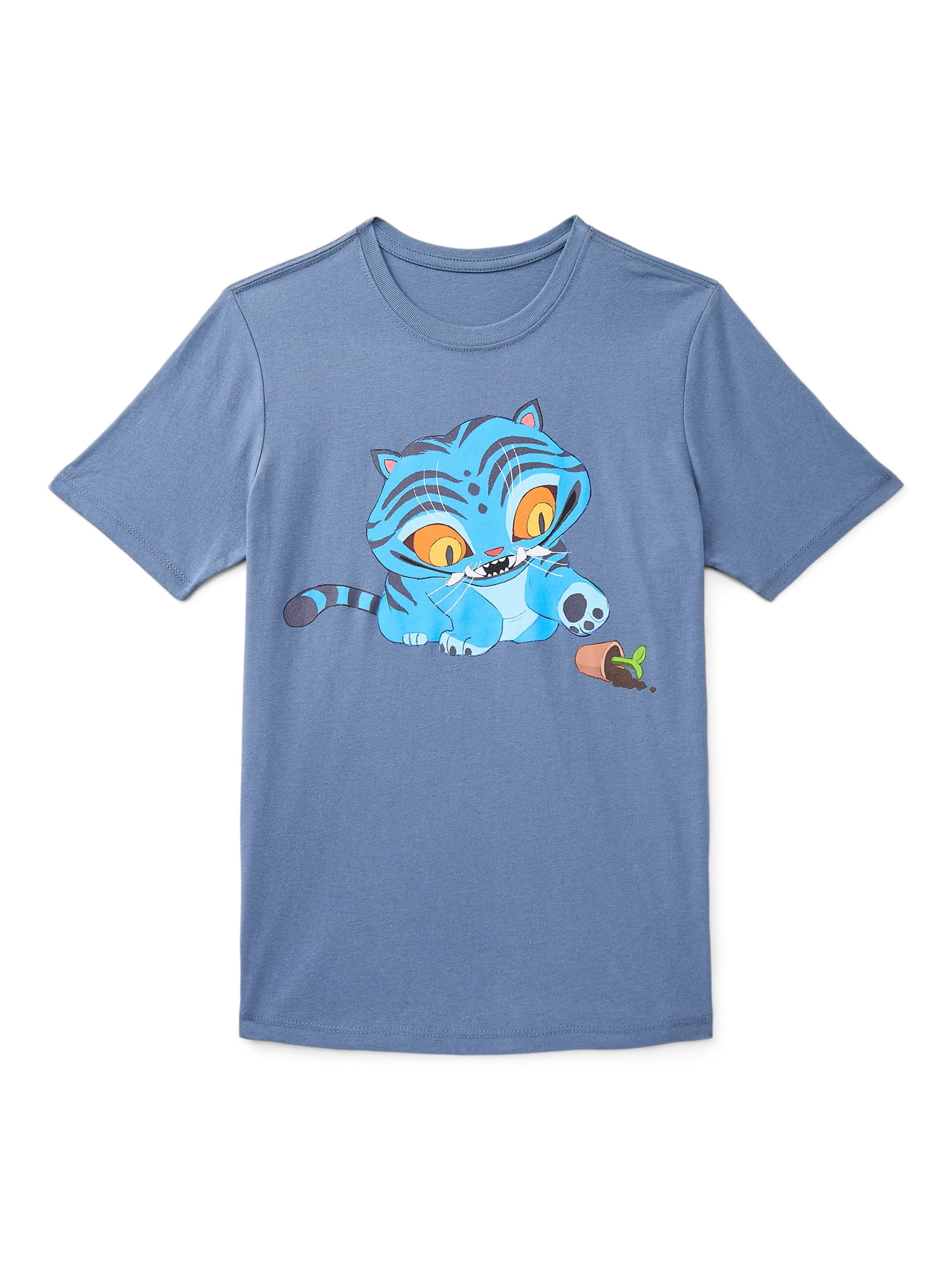 K-Pop Demon Hunters Boys' & Big Boys' Graphic Tee with Short Sleeves, Derpy, Sizes 4-18