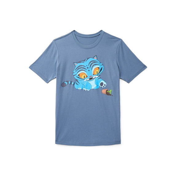 K-Pop Demon Hunters Boys' & Big Boys' Graphic Tee with Short Sleeves, Derpy, Sizes 4-18