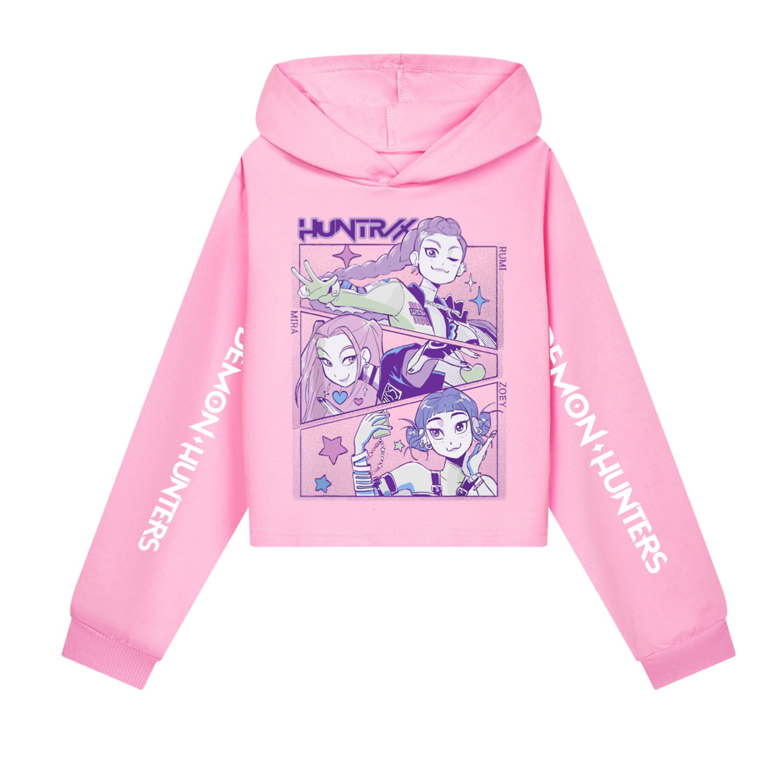 Kinder Cartoon-Hoodie „Rumi Derpy" - KPop Demon Hunter Design, Warm & Kuschelig, Unisex Für