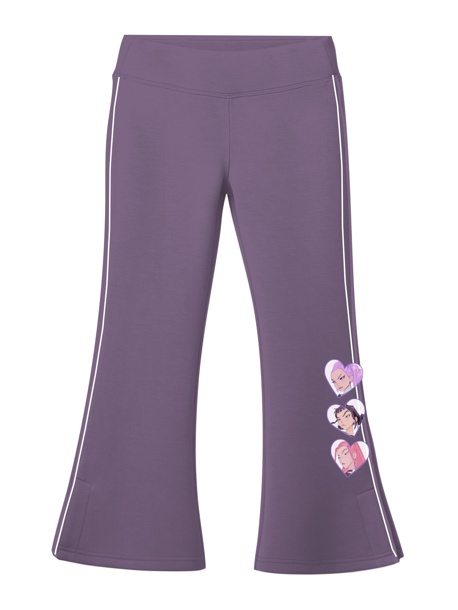 K-Pop Demon Hunters, Girls' & Big Girls' Graphic Sweatpants, Super Cute Trio, Sizes 4-16