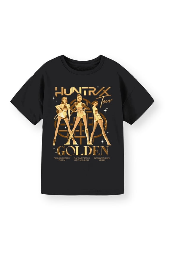 Girls' Short Sleeve Graphic T-Shirt, Golden Tour, Sizes 4-16