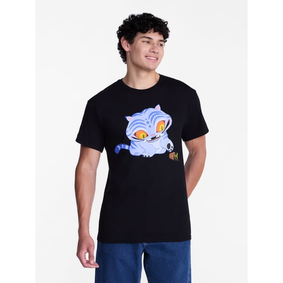 K-Pop Demon Hunters, Men's & Big Men's Graphic T-Shirt, Chibi Derpy, Sizes S-3XL