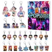 Kpop Hunters Advent Calendar 2025 2026 Christmas Halloween Figures Party Favors Countdown Tree Ornaments Stocking Gifts Collectible Doll Vacation Stuffers 24 pcs