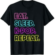 K-Pop Eat Sleep Repeat Cute Korean Music Teen Teens T-Shirt