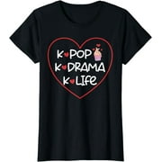 K-Pop Finger Heart Graphic Tee: Celebrate Korean Pop Culture, K-Drama, and K-Life!