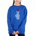 thumbnail image 1 of K-Pop - Girl's Word Art Crewneck Sweatshirt, 1 of 3