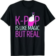 K-Pop Is Like Magic But Real Korean Lover Cute Finger Heart T-Shirt