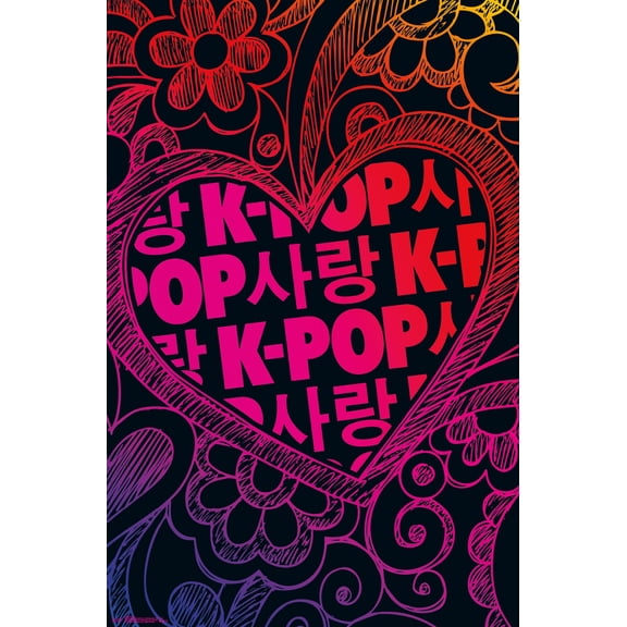 K-Pop Wall Poster, 22.375" x 34"