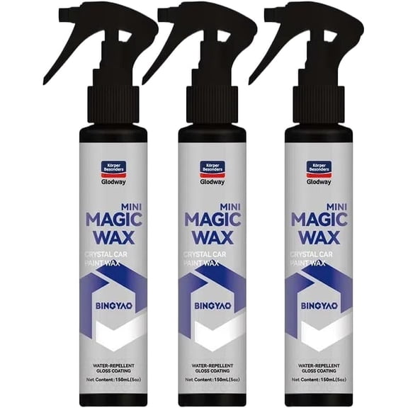 KÖRPER BESONDERS GLODWAY Car Wax,Spray Wax for Gloss, Shine & Protection,5.07 oz,3 Pack