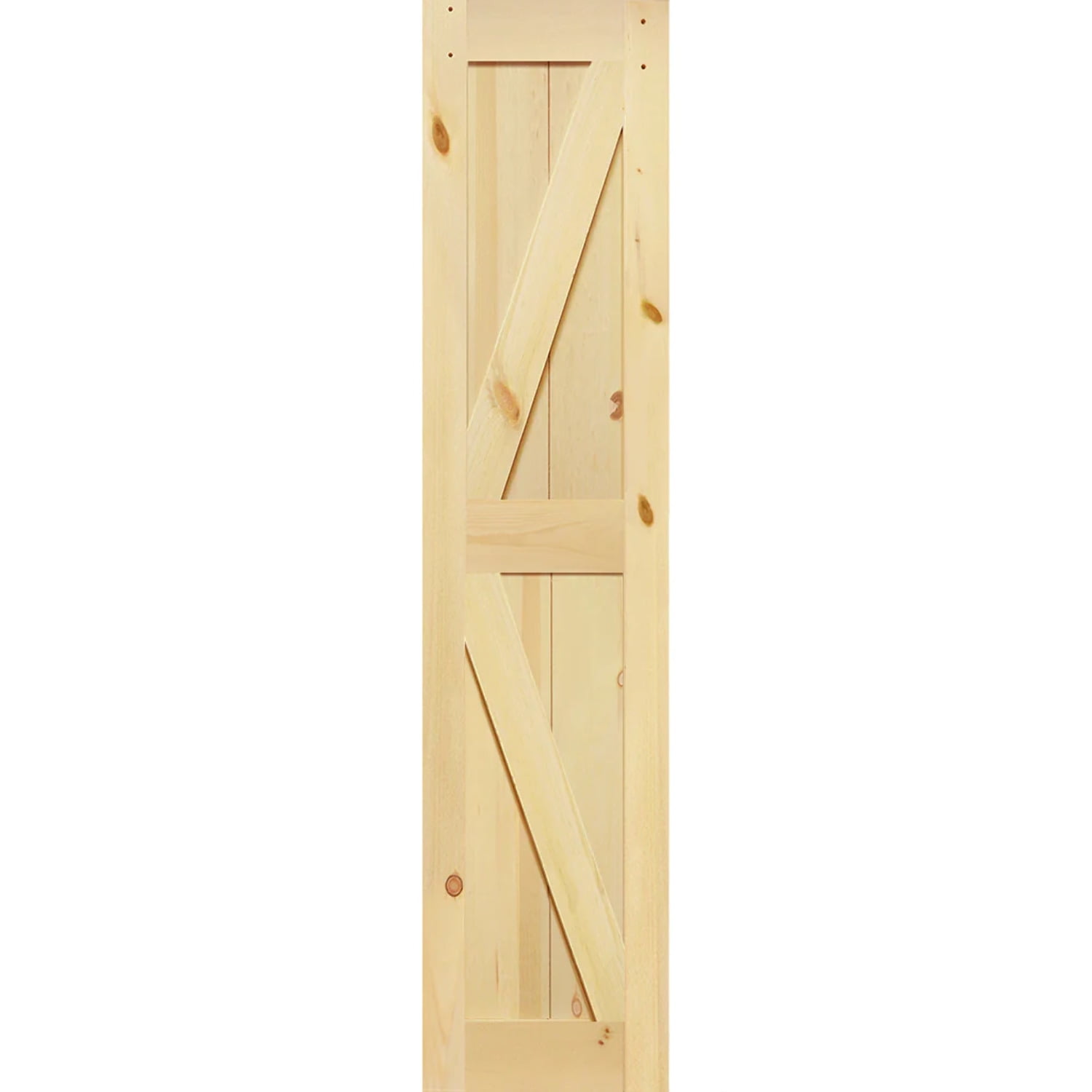 Krail Knotty Pine Barn Door Slab Unfinished, 28 lbs