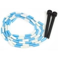 thumbnail image 1 of K-Roo Sports 7-foot Jump Rope with Plastic Beaded Segmentation, Blue/White, 1 of 7