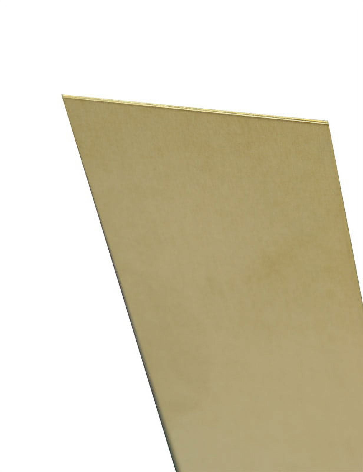 K\u0026S 0.025 in. X 6 in. W X 12 in. L Brass Sheet Metal