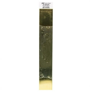 K&S 0.064 in. X 2 in. W X 12 in. L Brass Metal Strip K&S 0.064 in. X 2 in. W X 12 in. L Brass Metal Strip