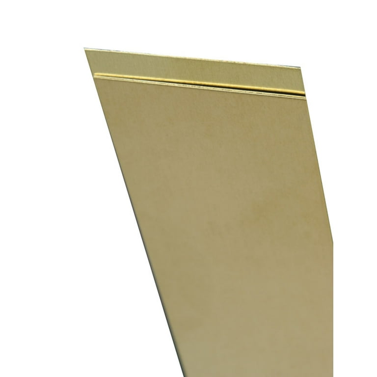K&S 0.093 in. X 1 in. W X 12 in. L Brass Metal Strip K&S 0.093 in. X 1 in. W X 12 in. L Brass Metal Strip