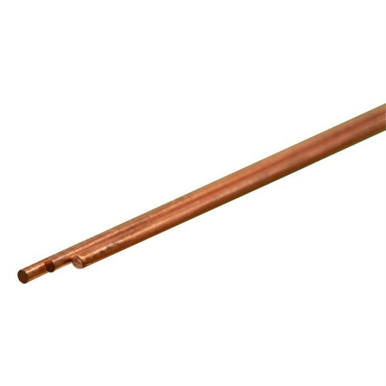 K&S 1/16 in. D X 1 ft. L Copper Tubing K&S 1/16 in. D X 1 ft. L Copper Tubing