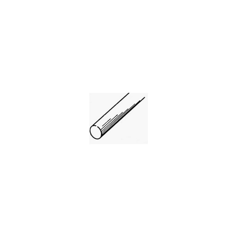 K&S 1/8 in. D X 12 in. L Stainless Steel Unthreaded Rod K&S 1/8 in. D X 12 in. L Stainless Steel Unthreaded Rod
