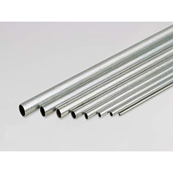 K&S Engineering K-S1108 0.09 in. Round Aluminum Tube - 5 Piece