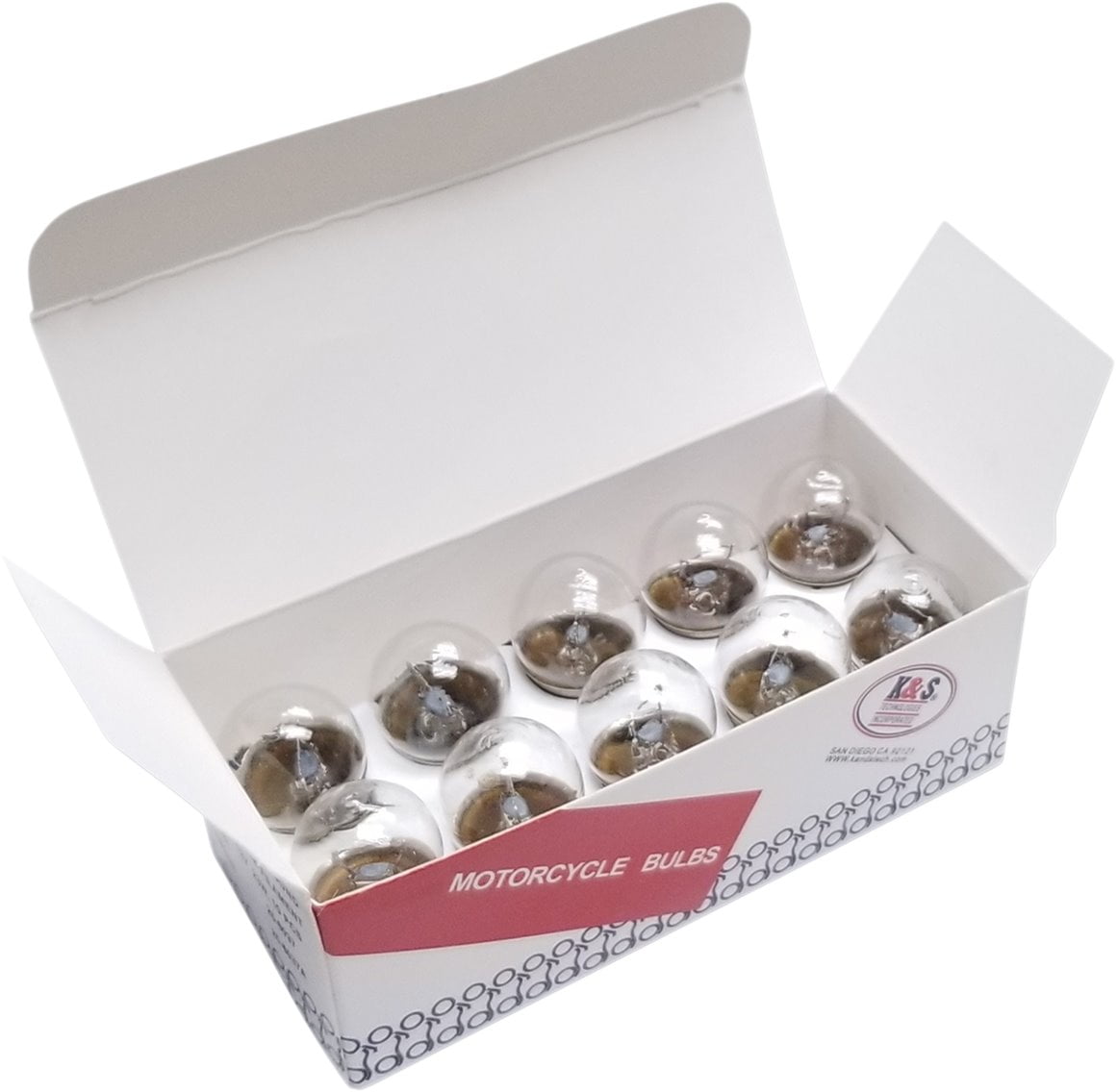 K&S 12V 23W Round Clear Incandescent Marker Bulb 10 Pack (25-8037P)