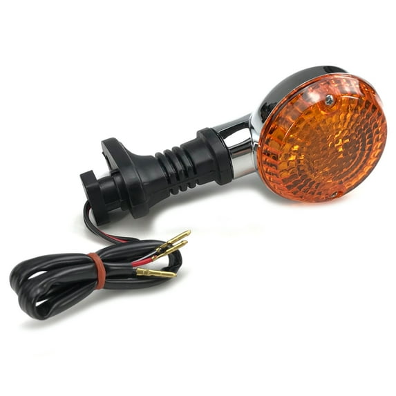 K&S DOT Compliant Chrome Turn Signal w/Amber Lens (25-2025)