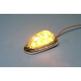 thumbnail image 1 of K&S 25-9703 Led Mini-Marker Light, Triangle, Chrome, Amber (6 Leds), 1 of 1