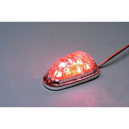 K & S Technologies 25-9731 LED Mini-Marker Light, Triangle, Black, Red (6 LEDs)