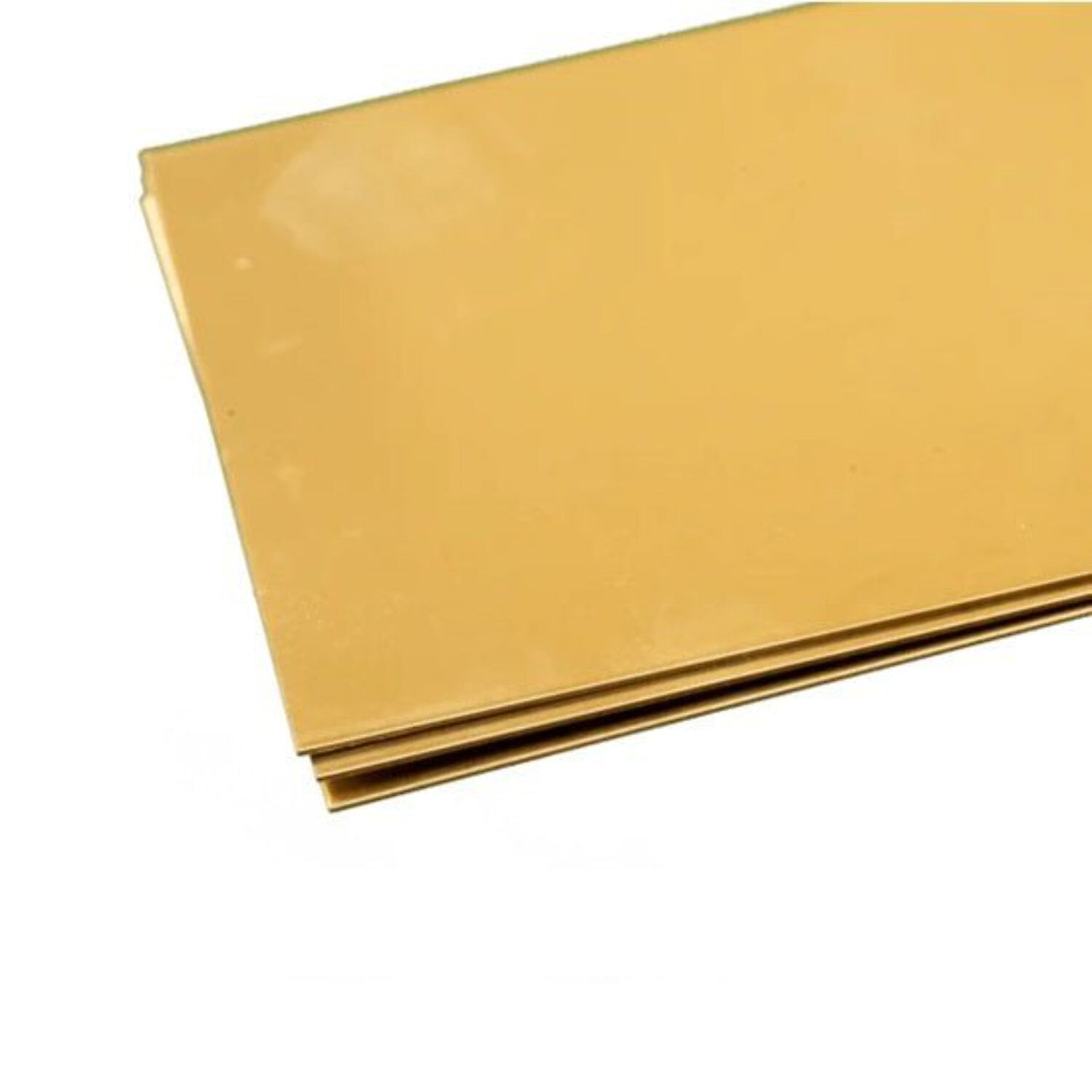 K & S 252 Brass Sheet Metal, .015 x 4 x 10 In. - Quantity 6