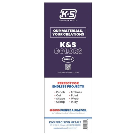 K & S 5039487 0.04 x 12 x 24 in. Aluminum Foil