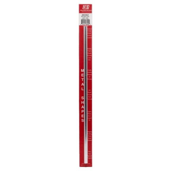 Aluminum Round Tube, Aluminum, 6061-T6 Alloy Type, 1 ft L. 83062