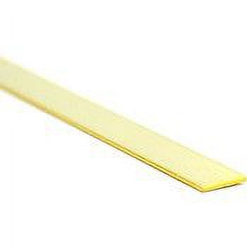 K&S Brass Strips - 0.025" x 1/4"