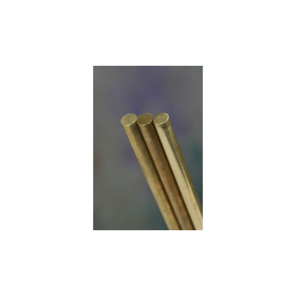 K&S Engineering K-S1163 0.16 in. Solid Brass Rod - 5 Piece