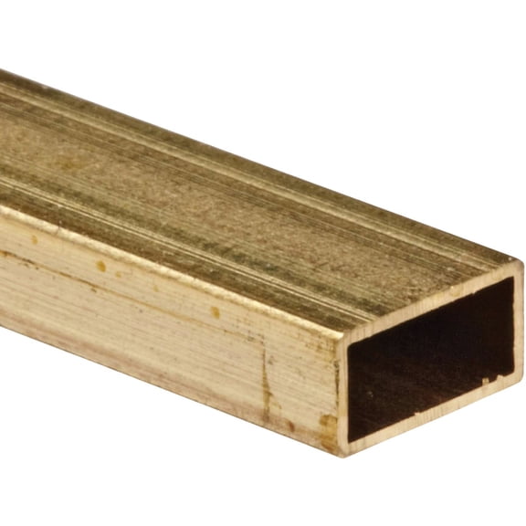 K & S Engineering K & S Brass Rectangular Tubing - Pack of 6
