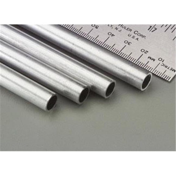 K+S Engineering K & S9315 0.37 x 36 x 0.035 in. Round Aluminum Tube