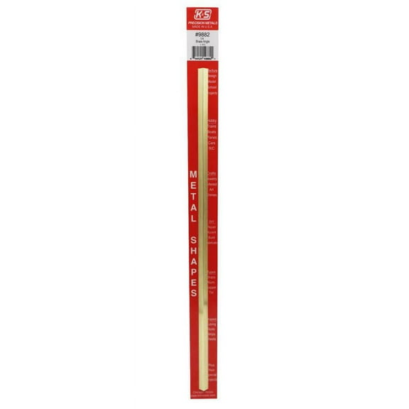 ANGLE BRASS 0.25X12" (Pack of 1)
