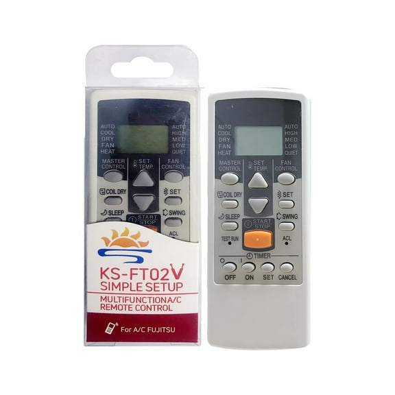 K S FT Universal Remote Control for Air Conditioners Full Function Replacement with Advanced IR Technology