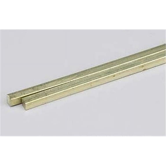 K&S KPLUSS5083 0.062 in. Square Brass Bar