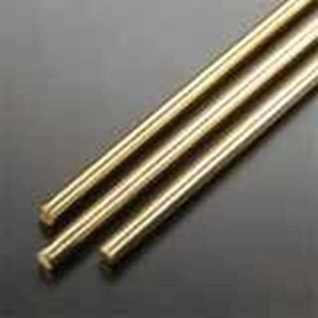 Rod Stock,Brass,1/8 in. x 3 ft.,PK5 1162