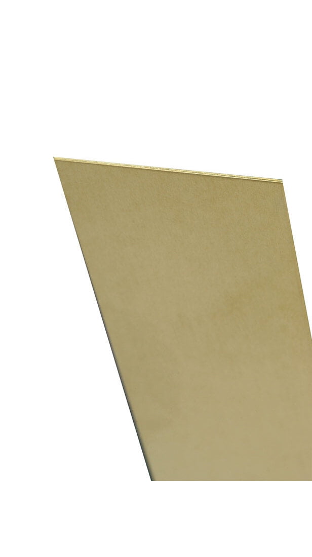 K&S Metal Sheets - Brass, 6" x 12", 0.016" Thick