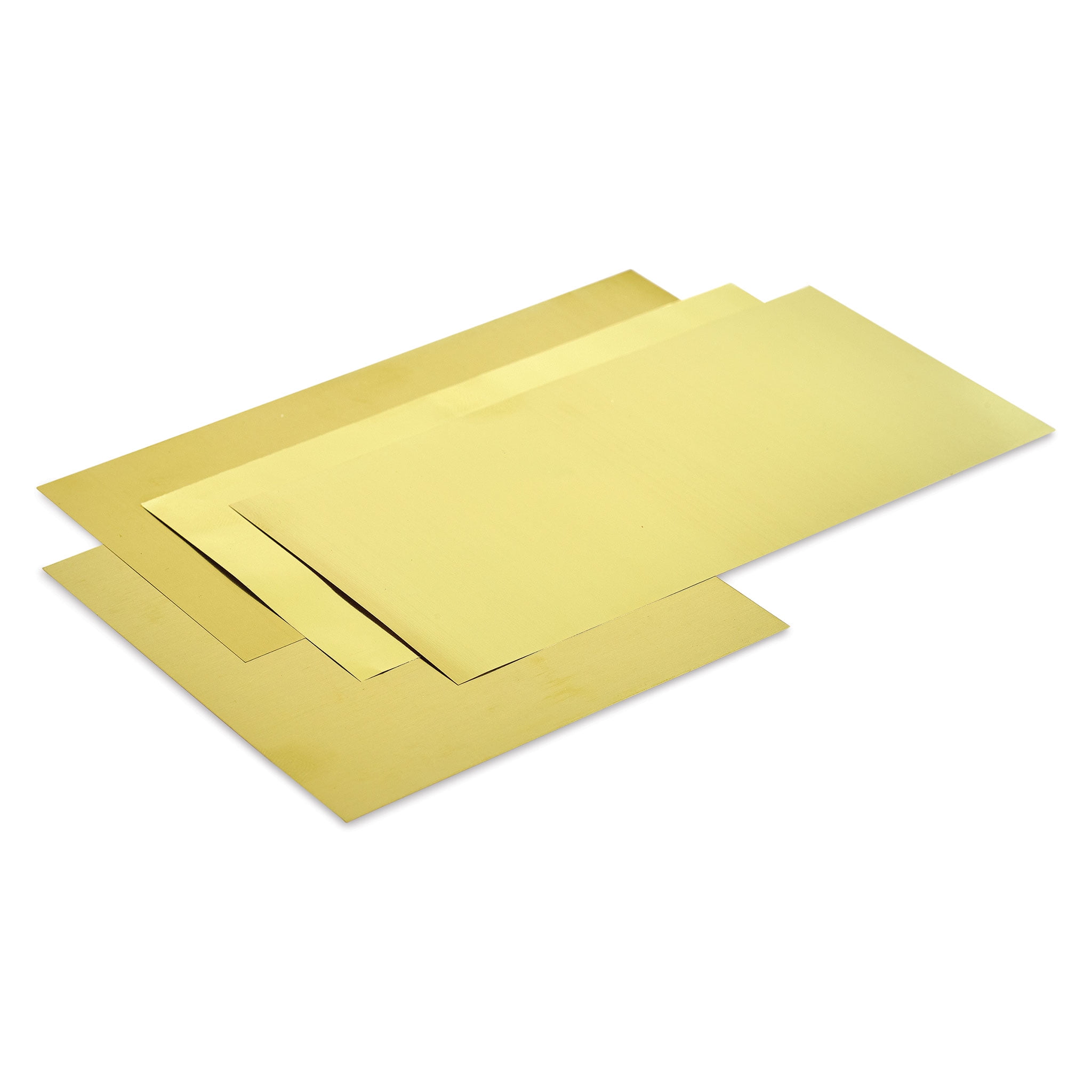 K&S Metal Sheets Brass, Assortment, Pkg of 4