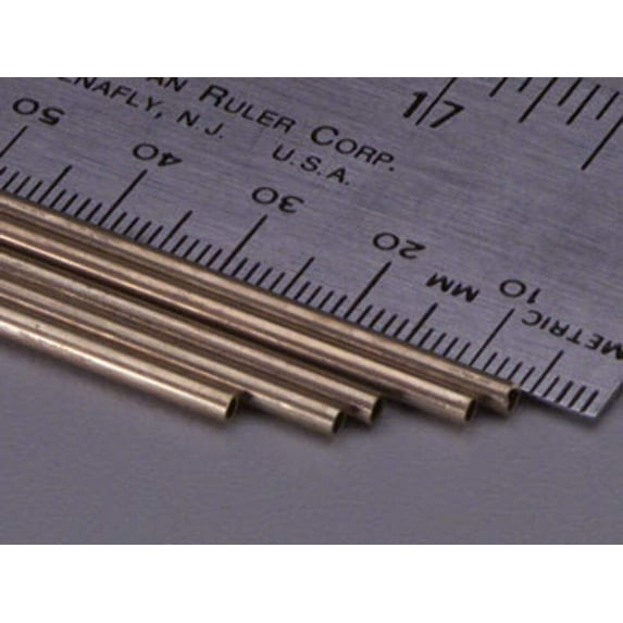 K & S PRECISION METALS 1144 3/32 x 36 Round Brass Tube