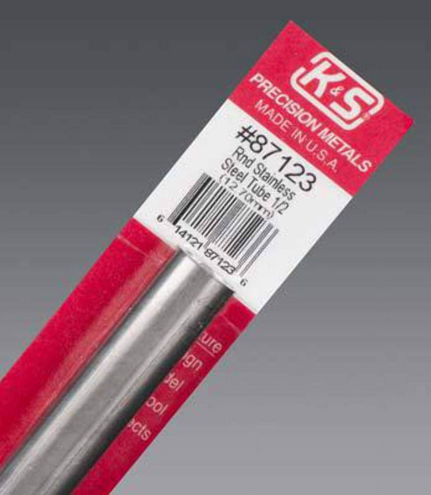 K&S Precision Metals 7142 Round Stainless Steel Rods - 5/16