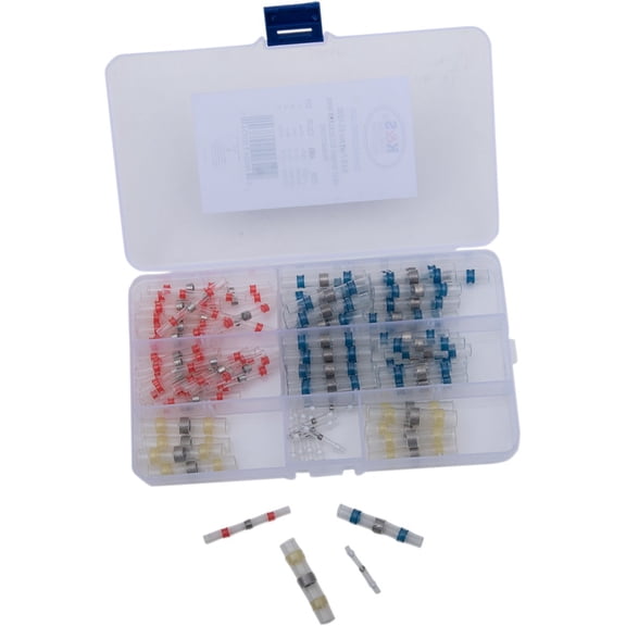 K&S Solderless Heat-Shrink Wire Connector Kit 100 Piece (03-1000)