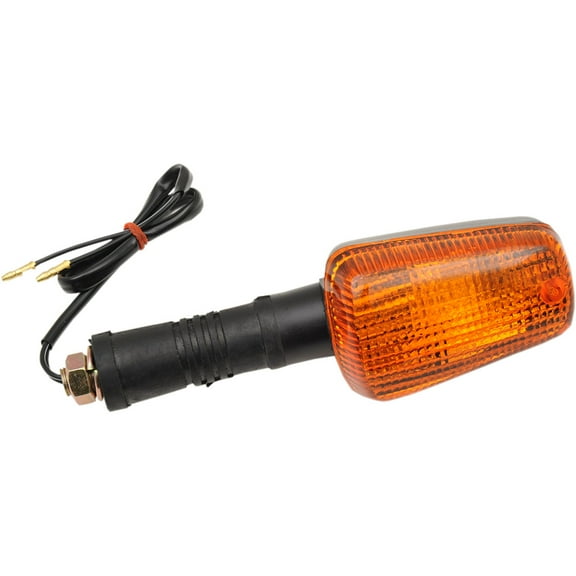 K&S DOT Compliant Black Turn Signal w/Amber Lens (25-4136)