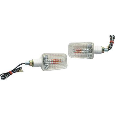 K&S Technologies 25-8111 fits Mini-Stalk Marker Lights - White with Clear Lens