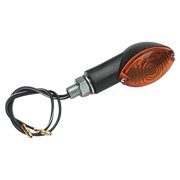 K&S Technologies Ultra-Mini Stalk Marker Lights, Black Housing, Smoke Lens, Single-Filament Bulbs, Sold in Pairs 25-8350