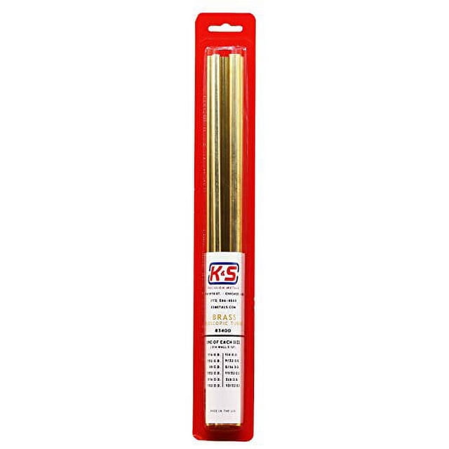 K & S Tube carré en laiton : : Commerce, Industrie et Science