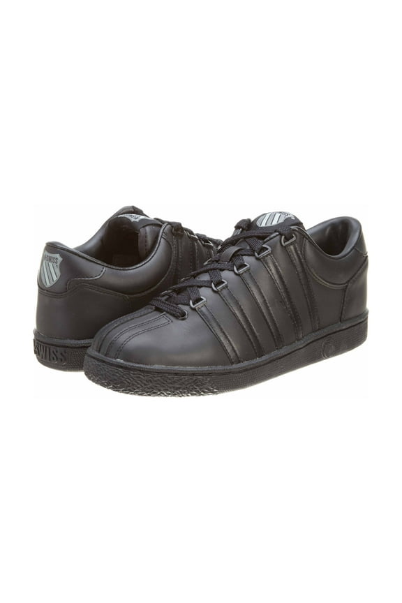 Classic Triple Black Varsity Kids Shoes Size 6Y